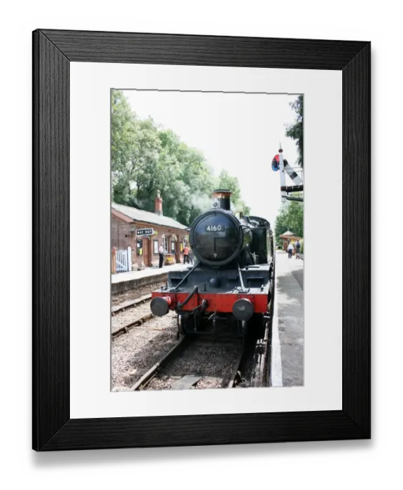 Framed Print : Crowcombe Heathfield station, West Somerset Railway, Somerset, UK