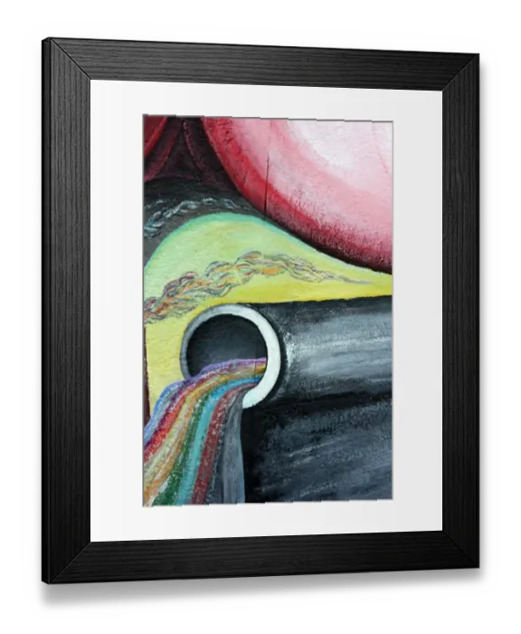 Framed Print : Abstract - pipe Framed Print : Abstract - pipe