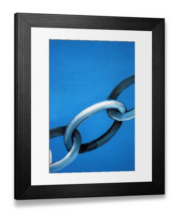 Framed Print : Abstract - chain Framed Print : Abstract - chain