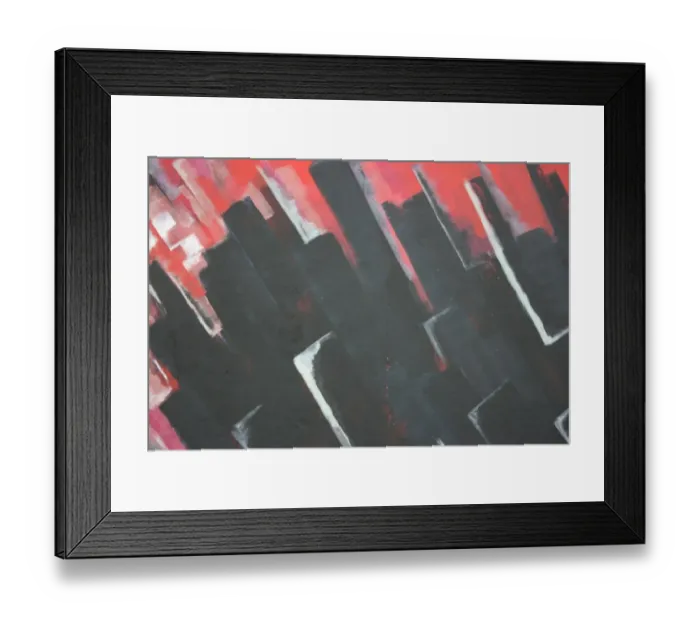 Framed Print : Abstract - blocks Framed Print : Abstract - blocks