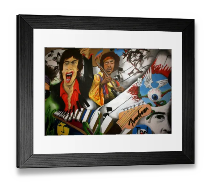 Framed Print : Music graffiti, Basel, Switzerland Framed Print : Music graffiti, Basel, Switzerland