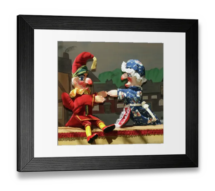 Framed Print : Punch and Judy