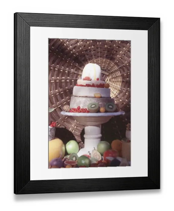 Framed Print : Cheese display Framed Print : Cheese display
