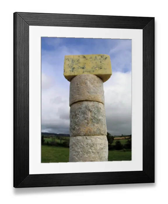 Framed Print : Exmoor Blue Cheese production Framed Print : Exmoor Blue Cheese production