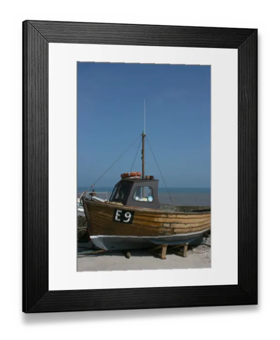 Framed Print : Fishing boat, Sidmouth, Devon, UK