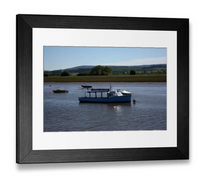 Framed Print : Topsham Turf ferry, Topsham, Devon, UK Framed Print : Topsham Turf ferry, Topsham, Devon, UK