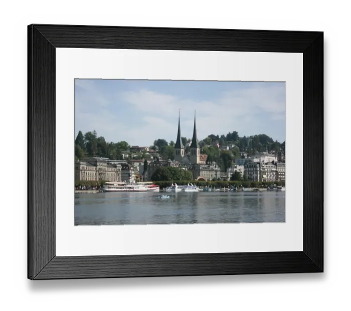 Framed Print : Lake Lucerne, Vierwaldstattersee, Lucerne, Switzerland
