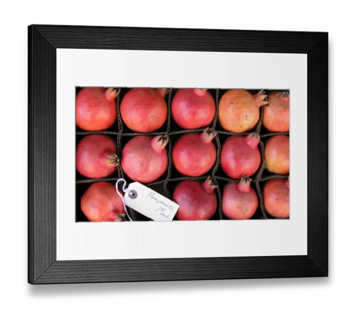 Framed Print : Pomegranate Framed Print : Pomegranate
