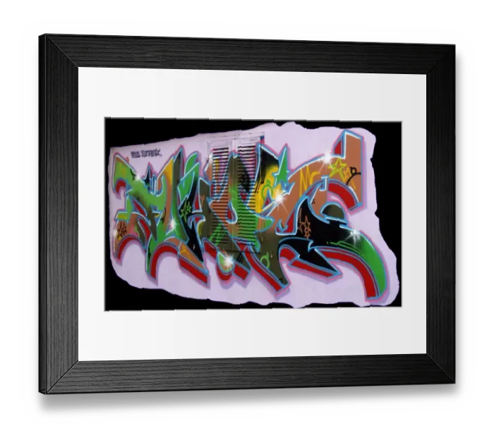 Framed Print : Swiss Graffiti Framed Print : Swiss Graffiti