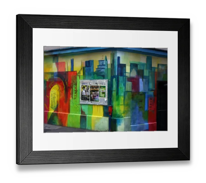 Framed Print : Swiss Graffiti, Basel Framed Print : Swiss Graffiti, Basel