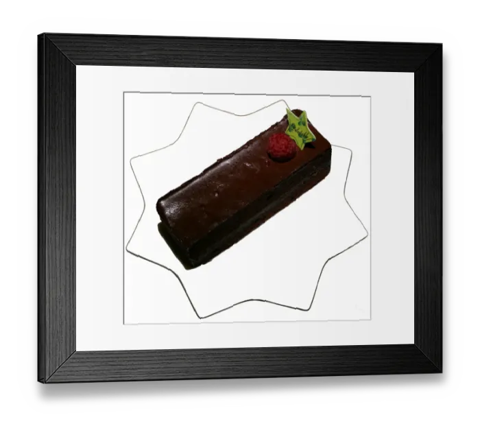 Framed Print : Chocolate cake Framed Print : Chocolate cake