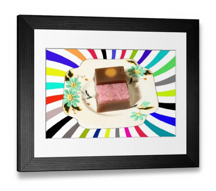Framed Print : Japanese confectionery