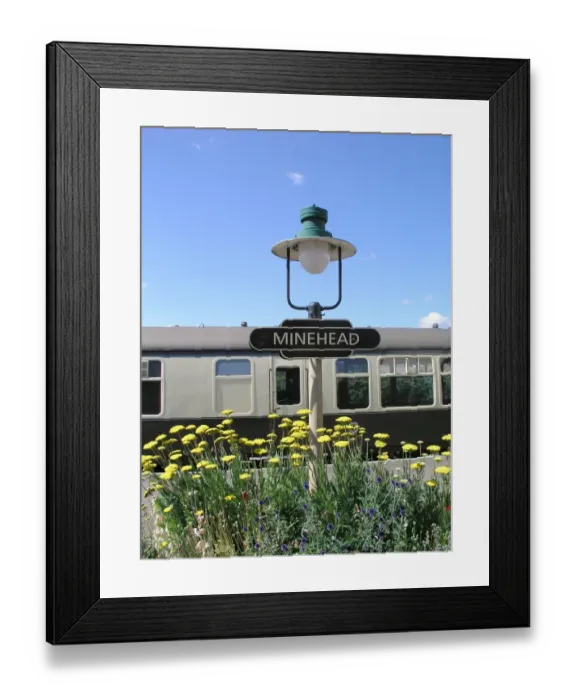 Framed Print : West Somerset Railway, Minehead station Framed Print : West Somerset Railway, Minehead station
