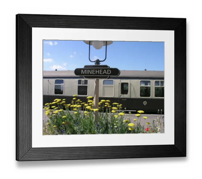 Framed Print : West Somerset Railway, Minehead station