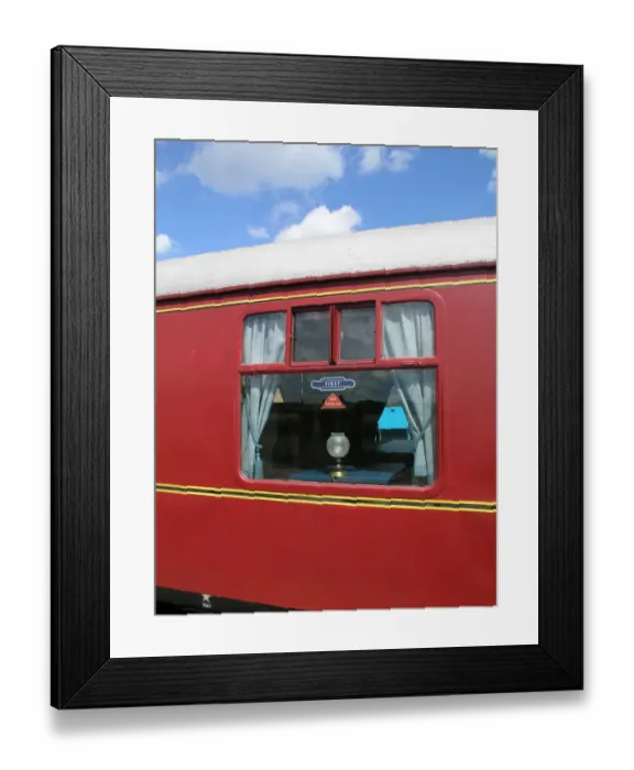 Framed Print : West Somerset Railway, The Quantock Belle, Luxury Dining Train at Bishops Lydeard station