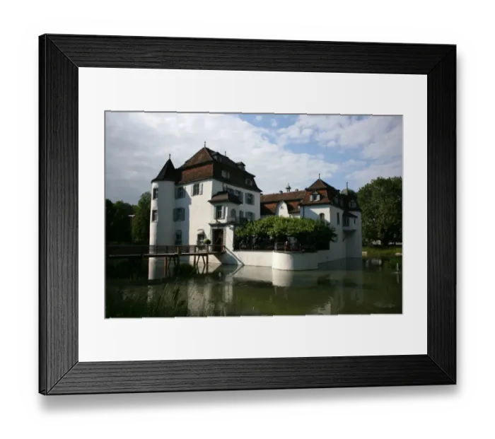 Framed Print : Schloss Bottmingen, Basel, Switzerland Framed Print : Schloss Bottmingen, Basel, Switzerland