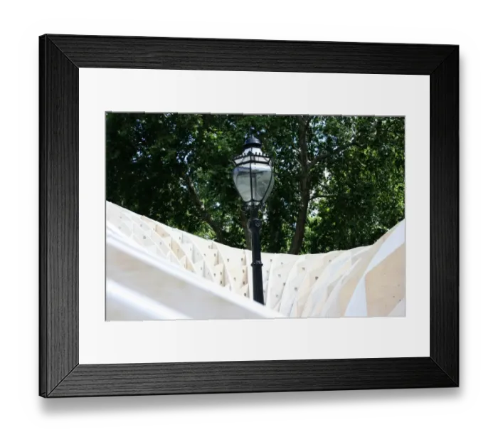 Framed Print : Swoosh Pavilion, at the London Festival of Architecture 2008