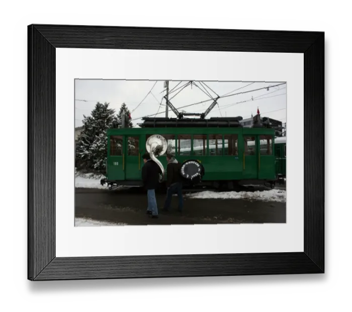 Framed Print : Swiss trams at BVB M-Parc depot, Basel, Switzerland Framed Print : Swiss trams at BVB M-Parc depot, Basel, Switzerland
