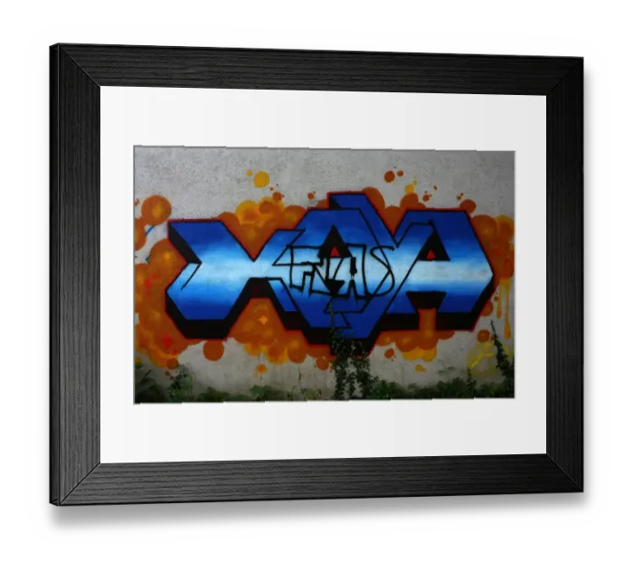 Framed Print : Swiss Graffiti Framed Print : Swiss Graffiti