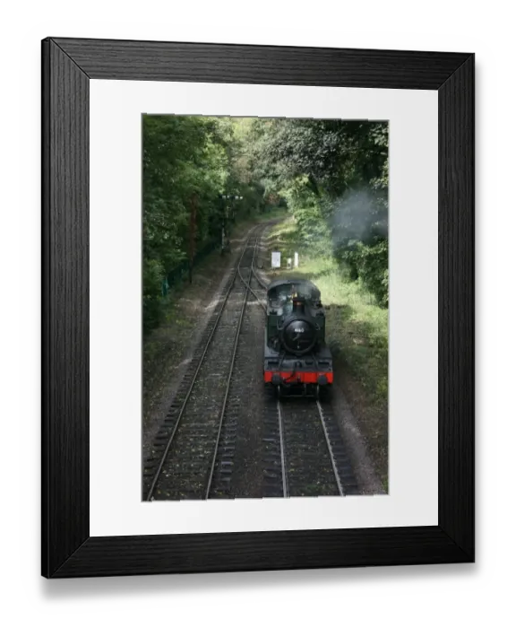 Framed Print : Engine approach Bishops Lydeard station, West Somerset Railway, UK Framed Print : Engine approach Bishops Lydeard station, West Somerset Railway, UK