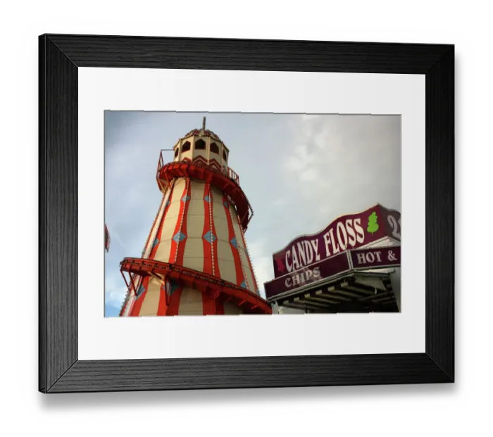 Framed Print : Helter skelter