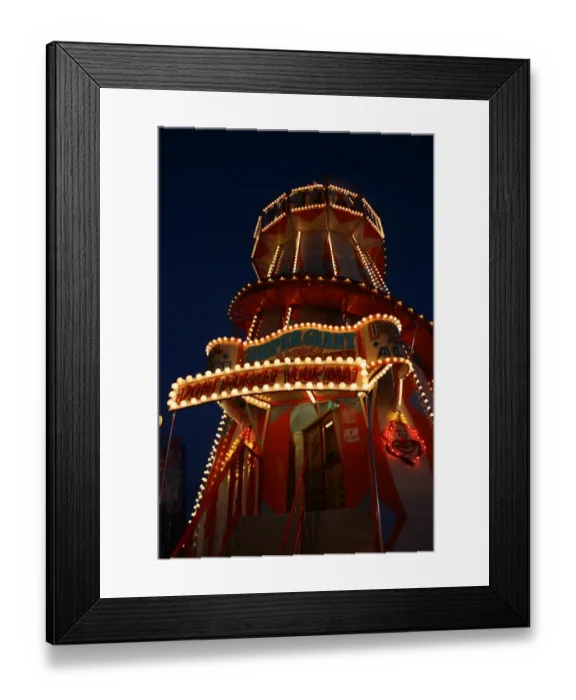 Framed Print : Helter skelter