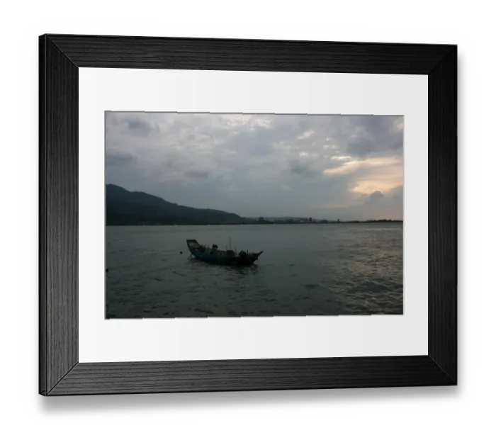 Framed Print : Danshui, Taipei County, Taiwan - view towards Bali Framed Print : Danshui, Taipei County, Taiwan - view towards Bali