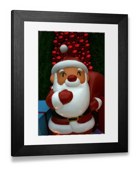 Framed Print : Taiwanese Father Christmas Framed Print : Taiwanese Father Christmas