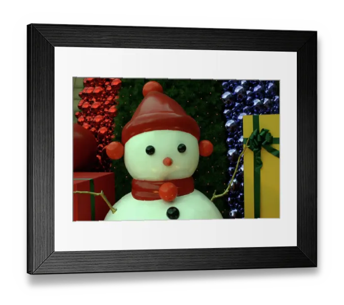 Framed Print : Taiwanese snowman Framed Print : Taiwanese snowman