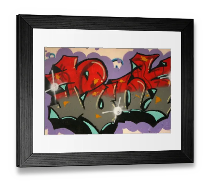 Framed Print : Taiwanese graffiti, Taipei, Taiwan Framed Print : Taiwanese graffiti, Taipei, Taiwan