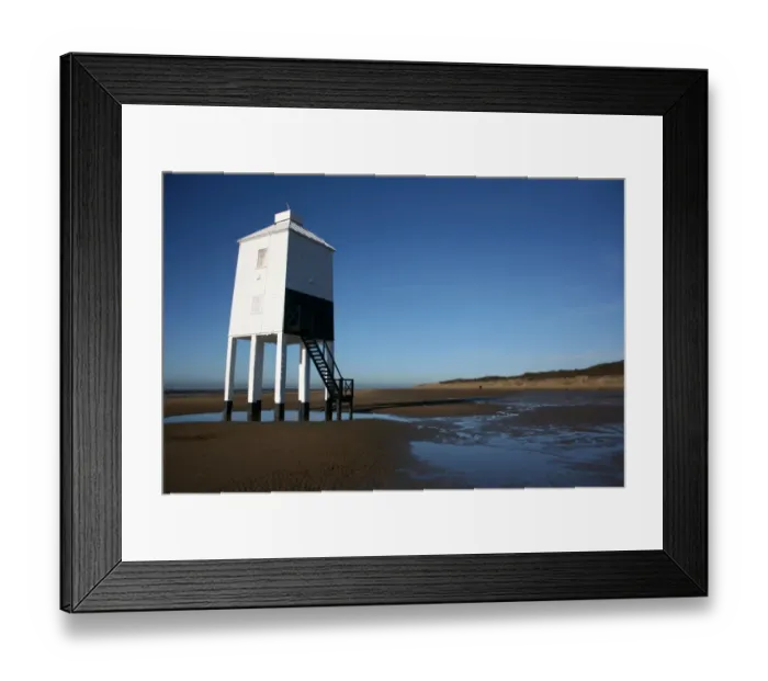 Framed Print : The Low Lighthouse, Burnham on Sea, Somerset, UK