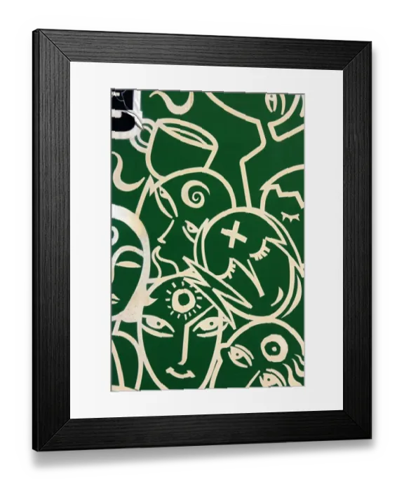 Framed Print : Faces