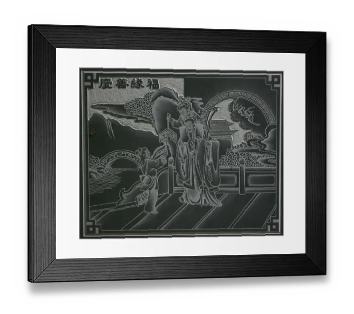 Framed Print : Vintage Taiwanese print