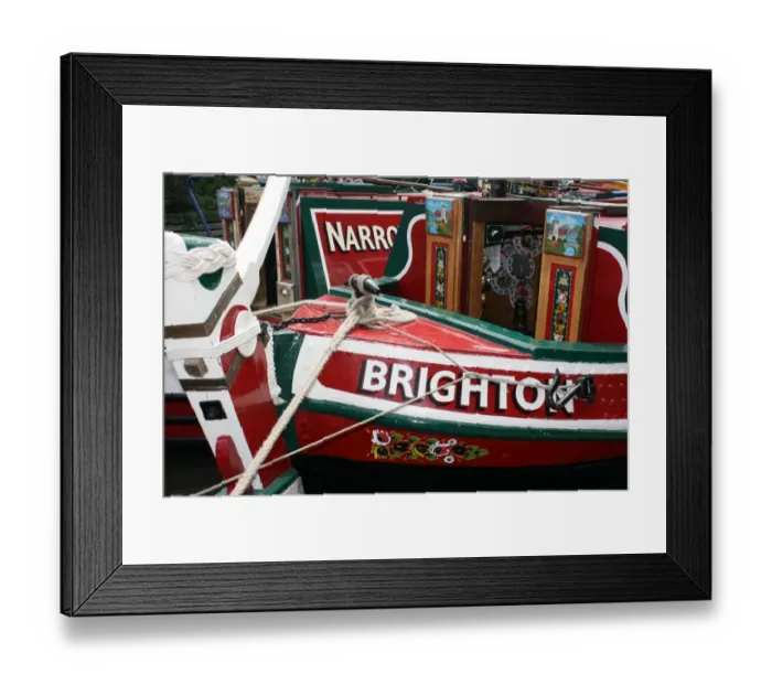 Framed Print : Narrowboats Framed Print : Narrowboats