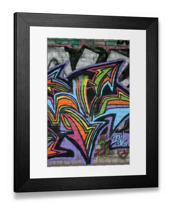 Framed Print : Swiss Graffiti Framed Print : Swiss Graffiti