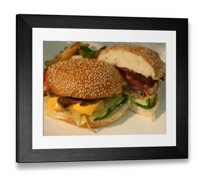 Framed Print : Hamburger Framed Print : Hamburger