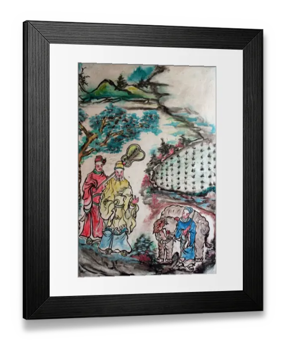 Framed Print : Taiwanese art