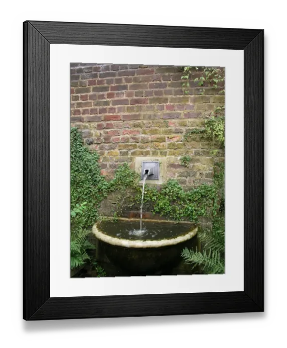 Framed Print : Water fountain