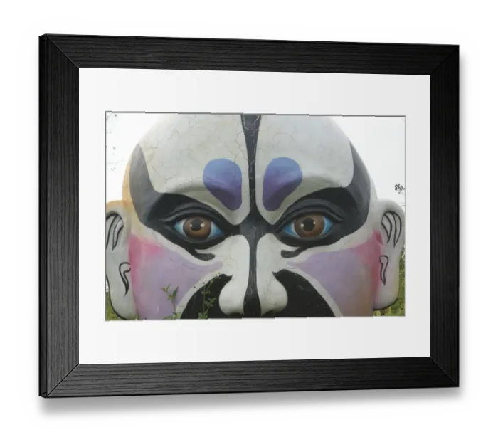 Framed Print : Chinese opera mask, Chiayi, Taiwan Framed Print : Chinese opera mask, Chiayi, Taiwan