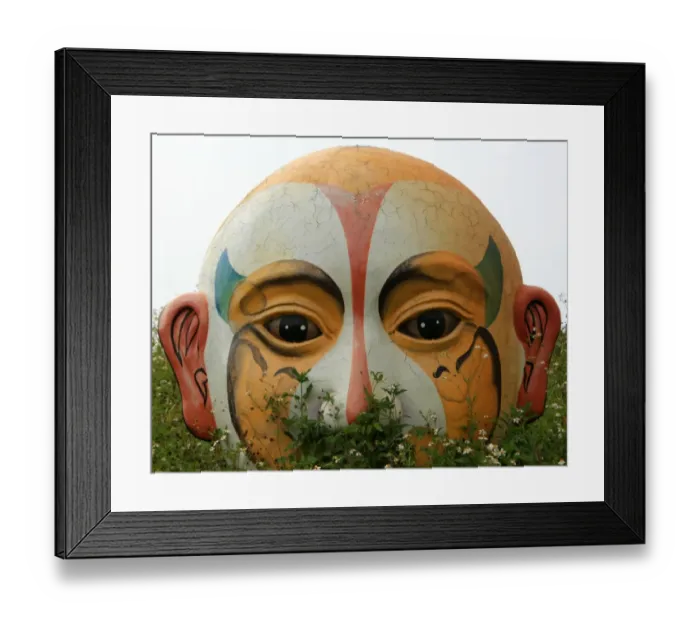 Framed Print : Chinese opera mask, Chiayi, Taiwan Framed Print : Chinese opera mask, Chiayi, Taiwan