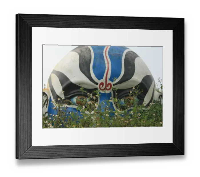 Framed Print : Chinese opera mask, Chiayi, Taiwan Framed Print : Chinese opera mask, Chiayi, Taiwan