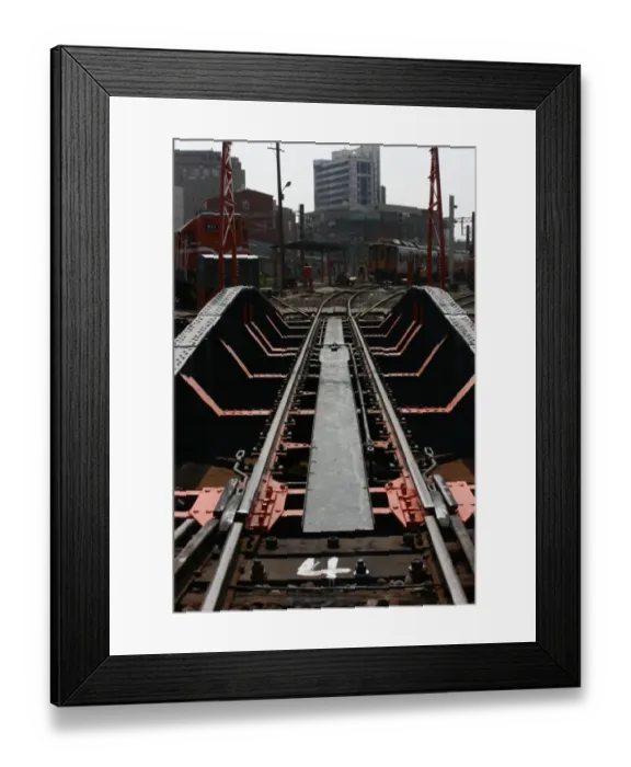 Framed Print : Turntable at Changhua Roundhouse, Taiwan Framed Print : Turntable at Changhua Roundhouse, Taiwan