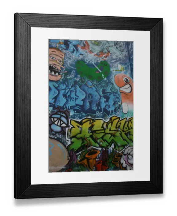 Framed Print : English Graffiti, Exeter, Devon, UK Framed Print : English Graffiti, Exeter, Devon, UK
