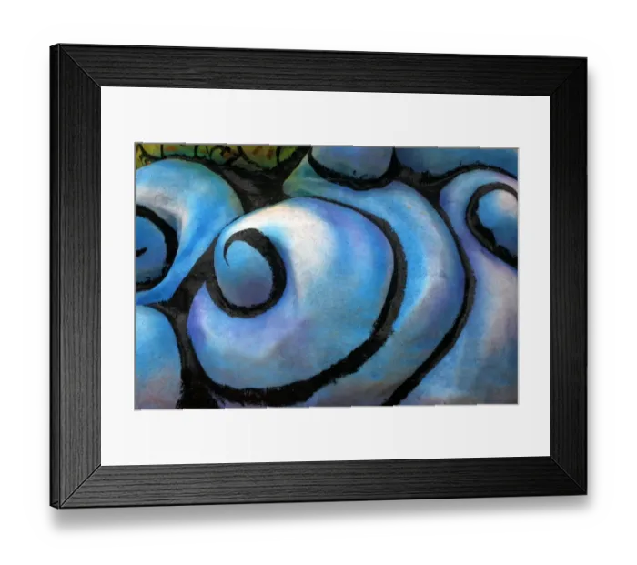 Framed Print : Abstract - shell