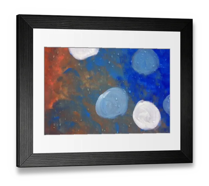 Framed Print : Abstract - circle