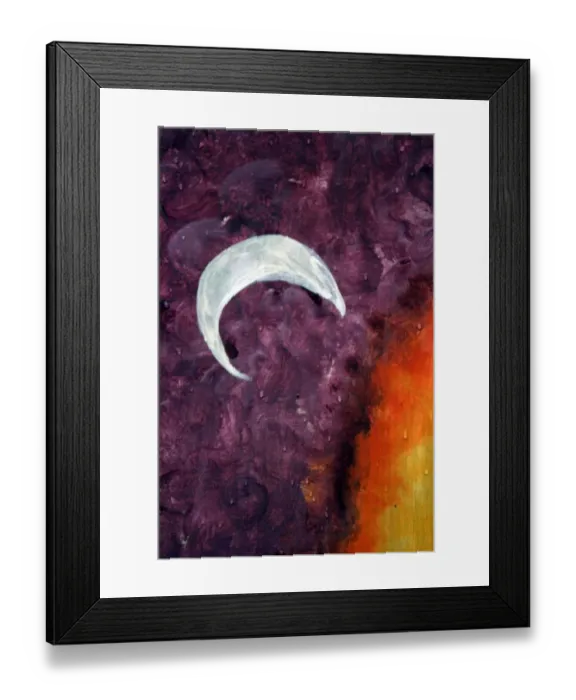 Framed Print : Abstract - moon Framed Print : Abstract - moon