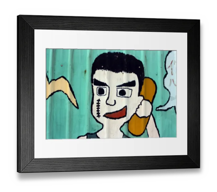Framed Print : Taiwanese graffiti, Taipei, Taiwan Framed Print : Taiwanese graffiti, Taipei, Taiwan