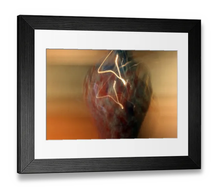 Framed Print : Abstract - strawberry with lightning Framed Print : Abstract - strawberry with lightning