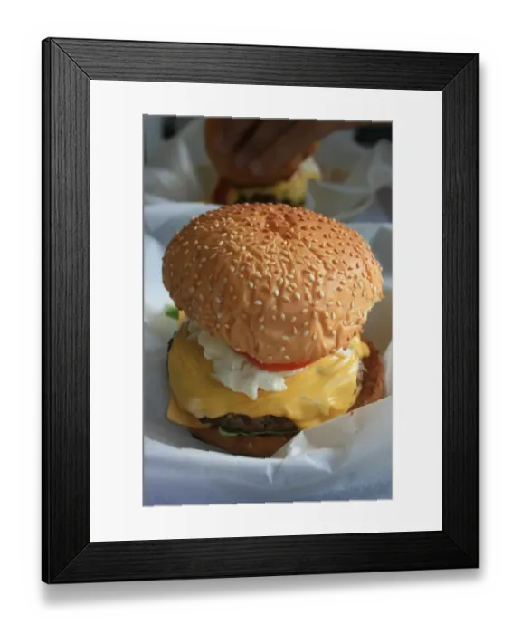 Framed Print : Hamburger Framed Print : Hamburger