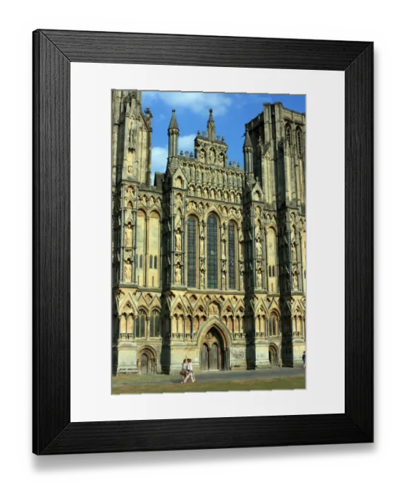 Framed Print : Wells Cathedral, Wells, Somerset, UK Framed Print : Wells Cathedral, Wells, Somerset, UK